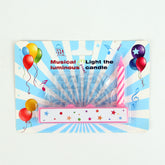 Musical Luminous Happy Birthday Light Pink Candles